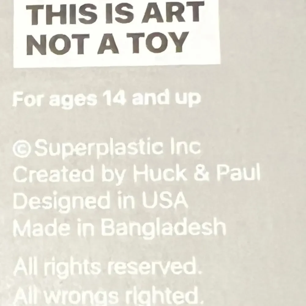 Superplastic SHUDOG BO KNOWS Vinyl Figure Art Toy Designer Collectible